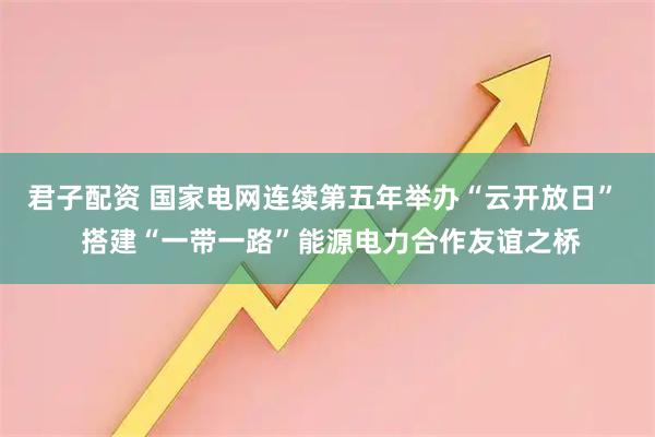 君子配资 国家电网连续第五年举办“云开放日”  搭建“一带一路”能源电力合作友谊之桥
