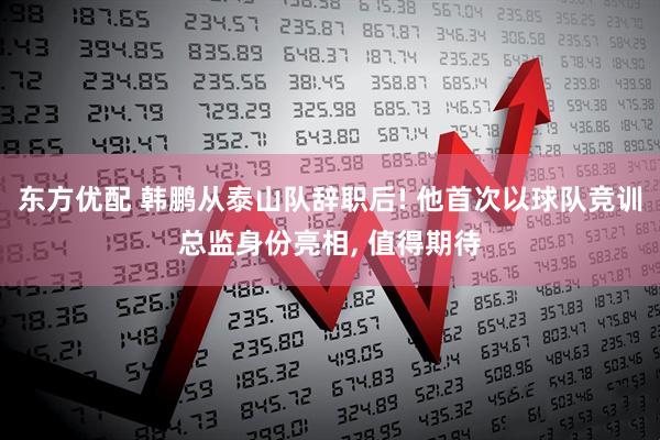 东方优配 韩鹏从泰山队辞职后! 他首次以球队竞训总监身份亮相, 值得期待